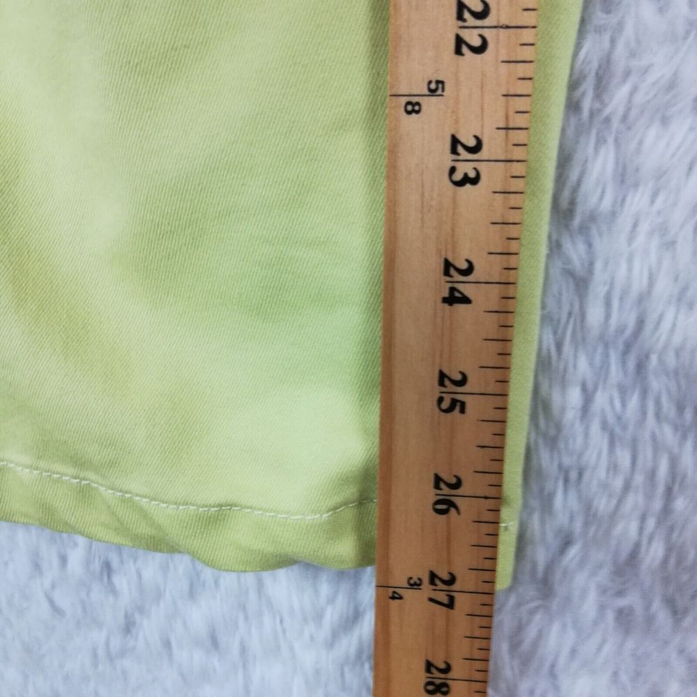 Hunter & Brown Womens Pants Wide Leg Cargo Trouser Yellow Pleated High M‎ New - Picture 5 of 10
